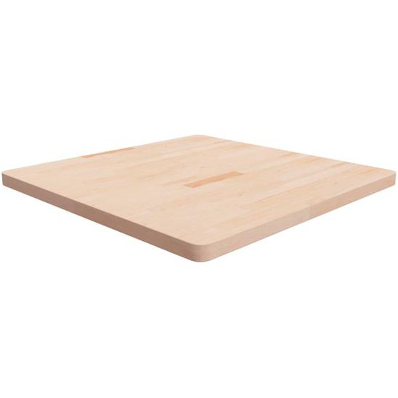 Dessus de table carré 90x90x4 cm Bois chêne massif non traité