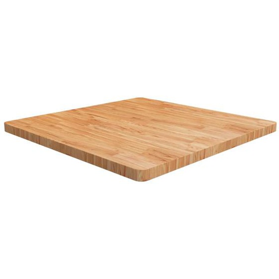 Dessus de table carré Marron clair 90x90x4cm Bois chêne traité