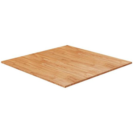 Dessus de table carré Marron clair90x90x2,5cm Bois chêne traité