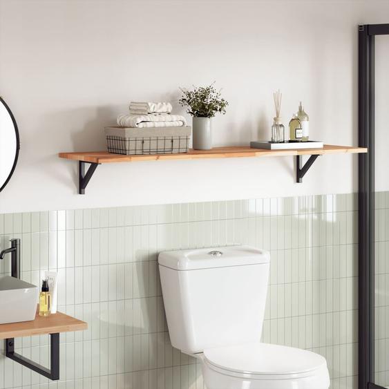 Dessus de table rectangulaire 120x40x2 cm bois massif dacacia