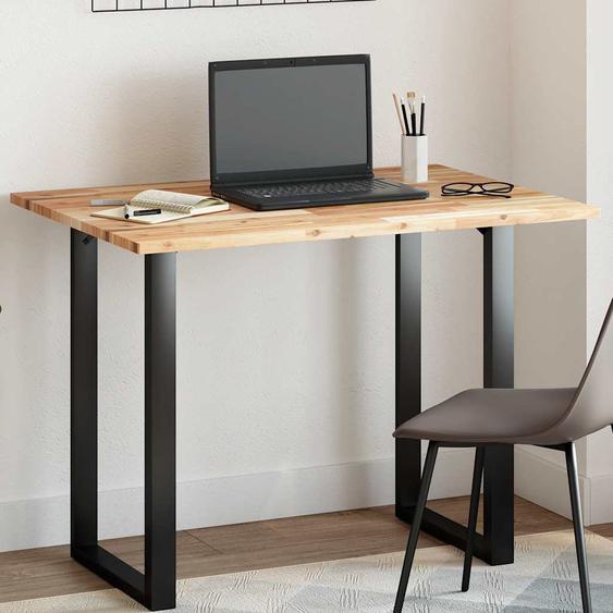 Dessus de table rectangulaire 80x70x2 cm bois massif dacacia