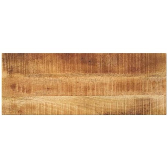 Dessus de table rectangulaire bois massif de manguier brut