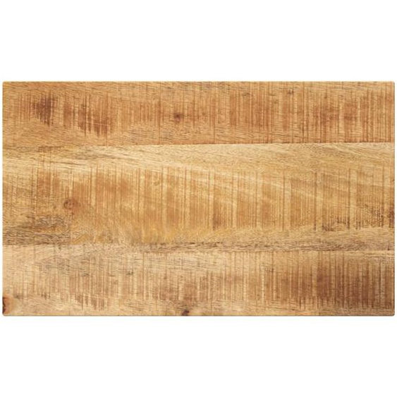 Dessus de table rectangulaire bois massif de manguier brut