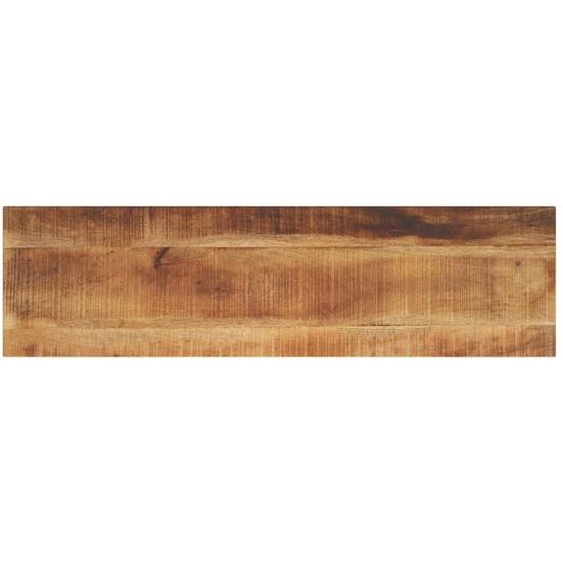 Dessus de table rectangulaire bois massif de manguier brut