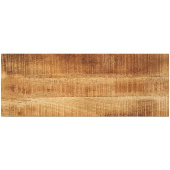 Dessus de table rectangulaire bois massif de manguier brut