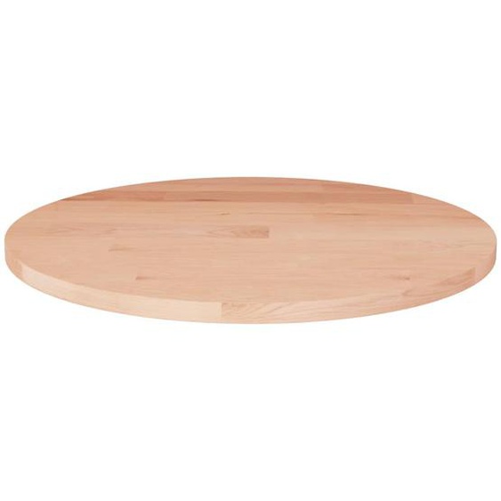 Dessus de table rond Ø40x1,5 cm Bois de chêne massif non traité