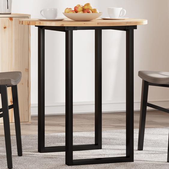 Dessus de table rond Ø70x2 cm bois massif dacacia