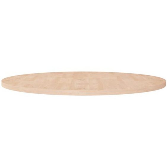 Dessus de table rond Ø90x2,5 cm Bois de chêne massif non traité