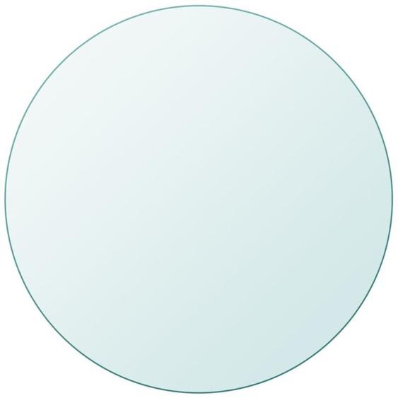 Dessus de table ronde en verre trempé 700 mm vidaXL
