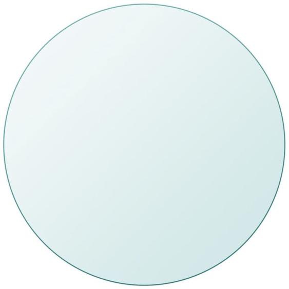 Dessus de table ronde en verre trempé 800 mm