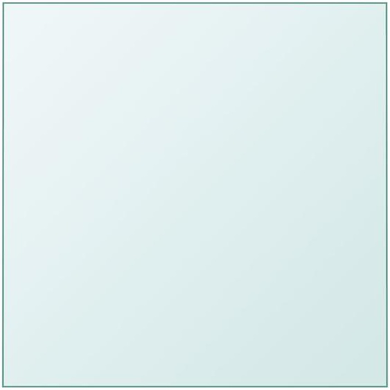 Dessus de table Transparent 60x60 cm Verre trempé