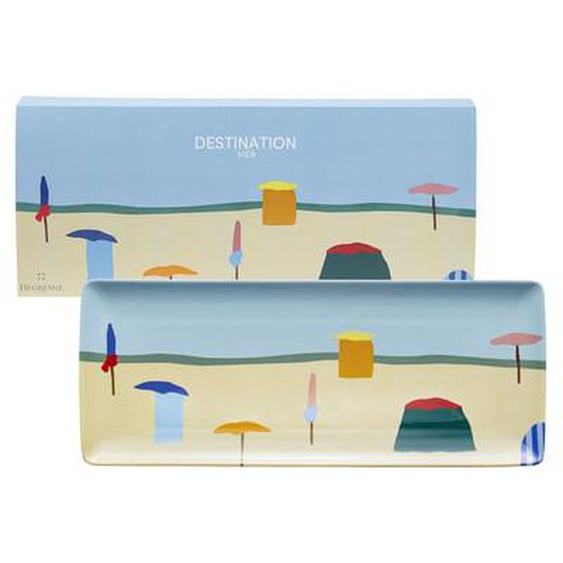 Plat à Cake 40 X 16 Cm - Destination Mer