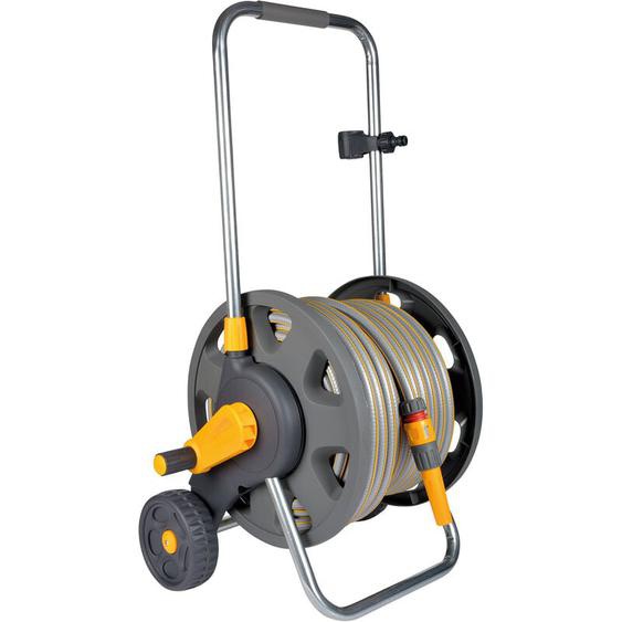 Hozelock - Dévidoir chariot équipé avec tuyau 50 m - diam 12,5mm (livré assemblé) - Garantie 2 ans