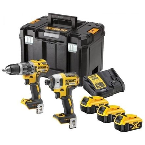 Dewalt 18V Combo Kit Dck266P3T (Dcd796+Dcf887) 3X5.0Ah Tstak
