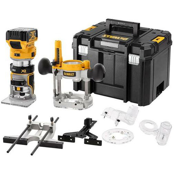 Dewalt - Affleureuse 18V xr Ø8 mm (Machine seule) DCW604NT