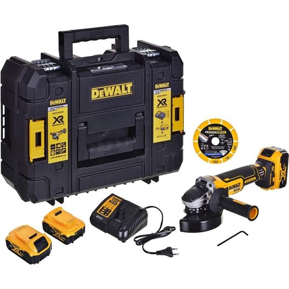 DeWalt DCG405P3-QW Meuleuse dangle sans fil