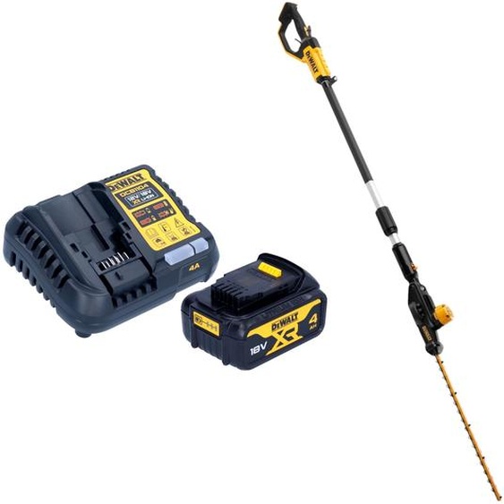 DeWalt DCMPH 566 M1 Taille-haies sans fil 18 V 55 cm + 1x batterie 4,0 Ah + chargeur