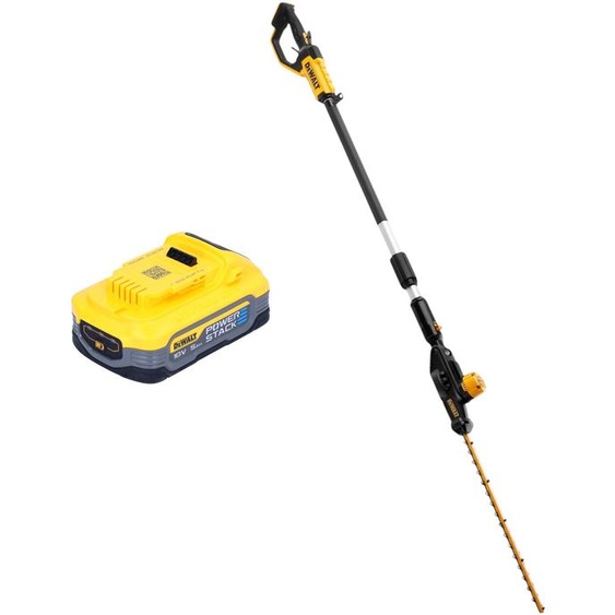Taille-haie à batterie DeWalt DCMPH 566 N 18 V 55 cm + 1 batterie Powerstack 5,0 Ah - sans chargeur