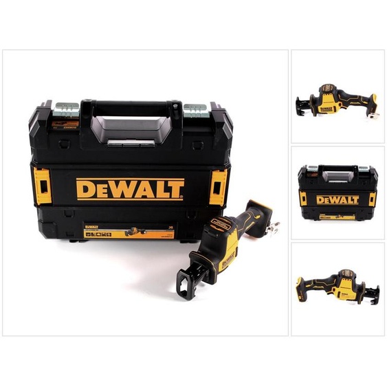 DeWalt DCS 369 NT Scie sabre sans fil 18 V + Coffret de transport - sans batterie, sans chargeur
