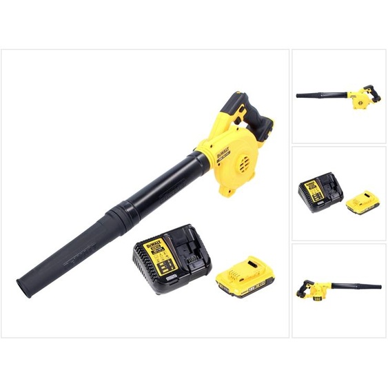 DeWalt DCV 100 D1 Souffleur de feuilles sans fil 18 V + 1x Batterie 2,0 Ah + Chargeur