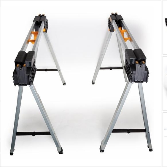 DeWalt DWST1 - 75676 Chevalet de sciage Support de travail 2 pièces pack double