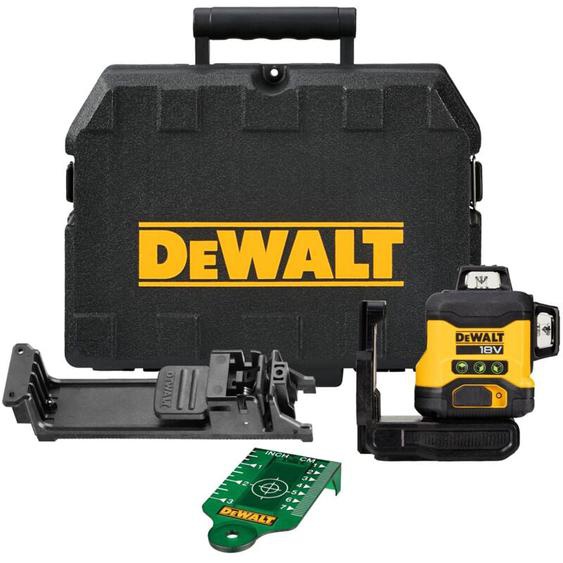 Dewalt - Laser multi-lignes sans fil DCLE34031N 3x360°,vert, 18V sans batterie ni chargeur