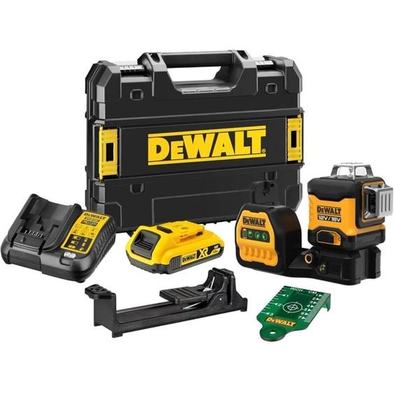 Dewalt - Niveau laser multi lignes DCE089D1G 3x360° xr 12V (1x2,0 Ah)