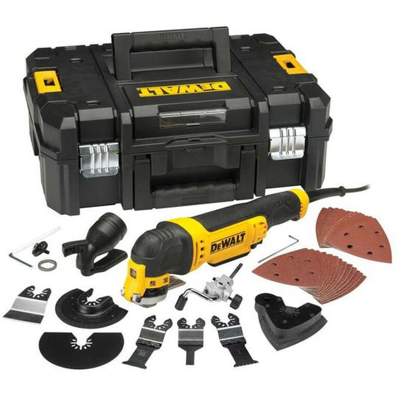 Dewalt - Outil multifonctions multi-cutter 300W avec 37 accessoires DWE315KT
