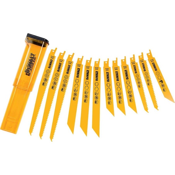 DEWALT Saebelsaegeblaetter BIM, Set 12-tlg.