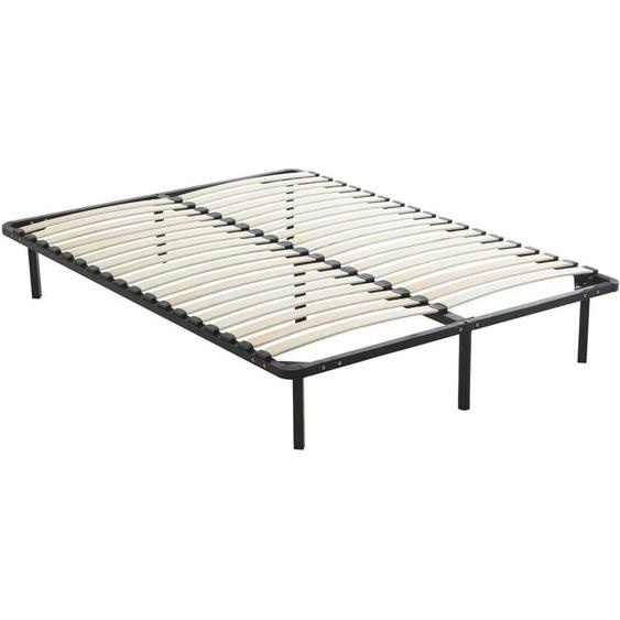 DEWINNER Sommier à Lattes 140 x 190 cm, Épaisseur 29 cm,Sommier à Lattes lit pour Adulte et Enfant en Bois (140x190x29 cm)