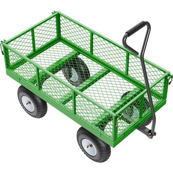 Diable de jardin SucceBuy en acier, capacité de charge 900 lbs, chariot pour charges lourdes, pneus 10 pouces