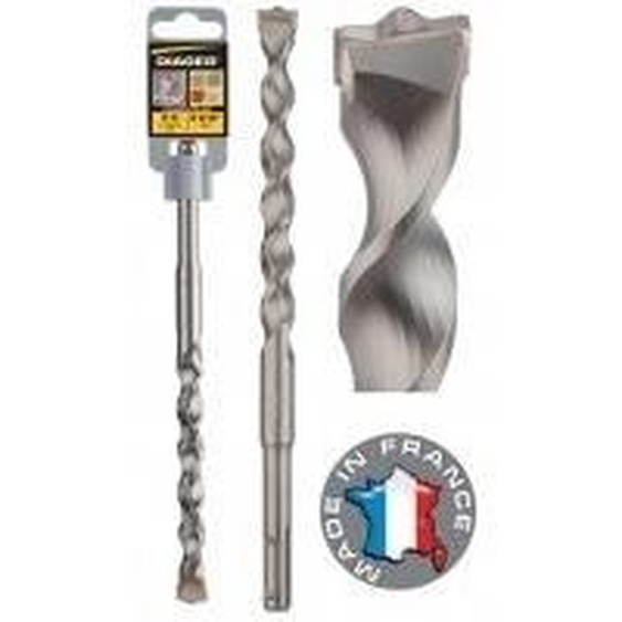 Diager 110D25L0460, marteau rotatif, 2,5 cm, 460 mm, brique, béton, pierre, 40 cm, SDS Plus