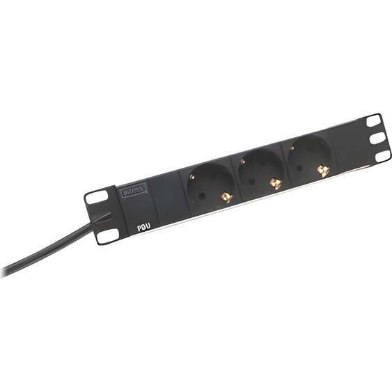 Digitus DN-95411, 2 m, noir, 250 V, 50/60 Hz, 4000 W