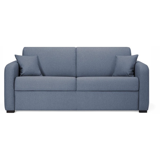 DIJON - Canapé convertible 2 places - Tissu tissé, Gris bleuté