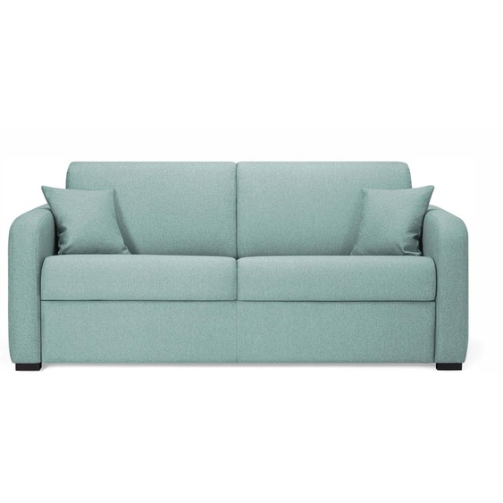 DIJON - Canapé convertible 3 places - Tissu tissé, Vert deau