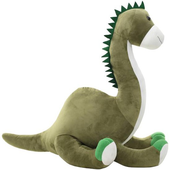 Dinosaure brontosaure en peluche Vert