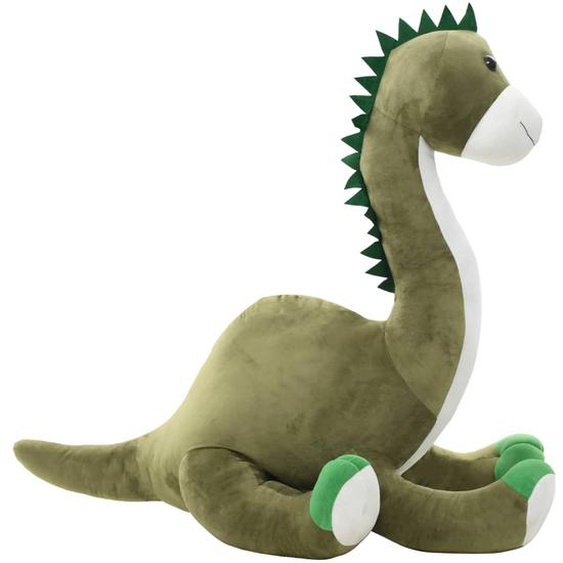 dinosaure brontosaure en peluche Vert