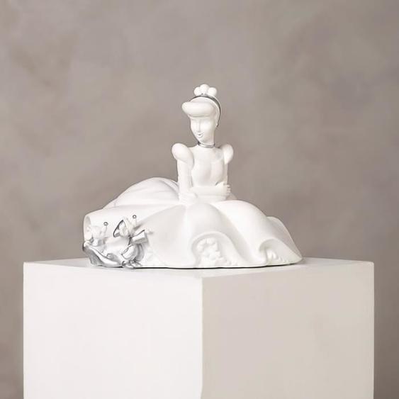 DISNEY - WHITE&SILVER - CENDRILLON - TIRELIRE - 14CM WIDDOP DI2001