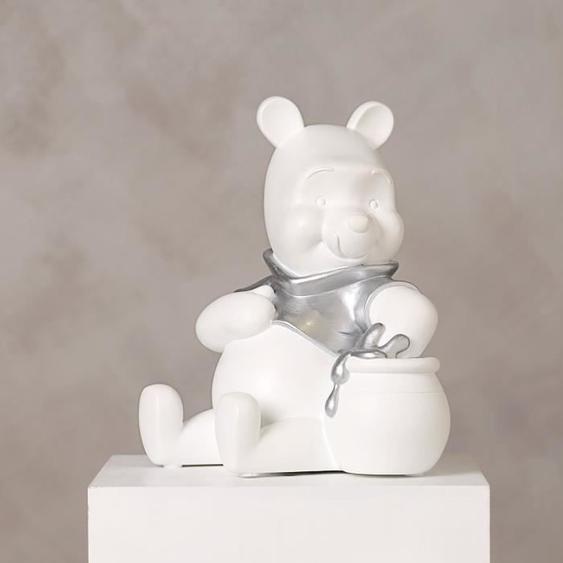 DISNEY - WHITE&SILVER - WINNIE LOURSON - TIRELIRE - 20CM WIDDOP DI2