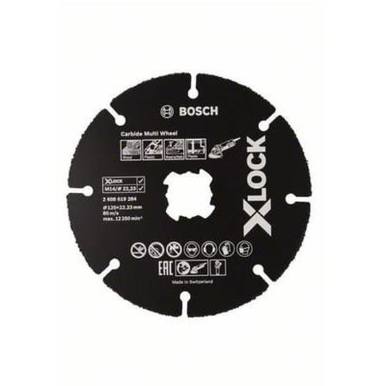 Disque à tronçonner Carbide Multiwheel X-Lock Ø125