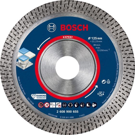 Disque à tronçonner diamanté Expert HardCeramic 85x22,23x1,6x7mm - BOSCH - 2608900656