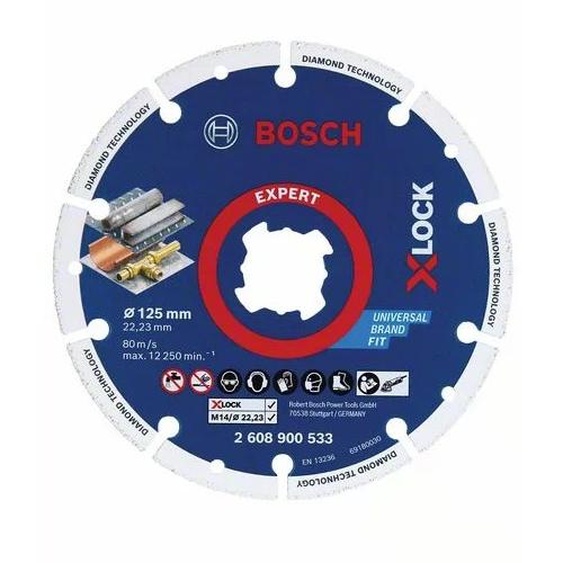 Disque à tronçonner Diamond Metal Wheel 230mm - BOSCH EXPERT - 2608900536