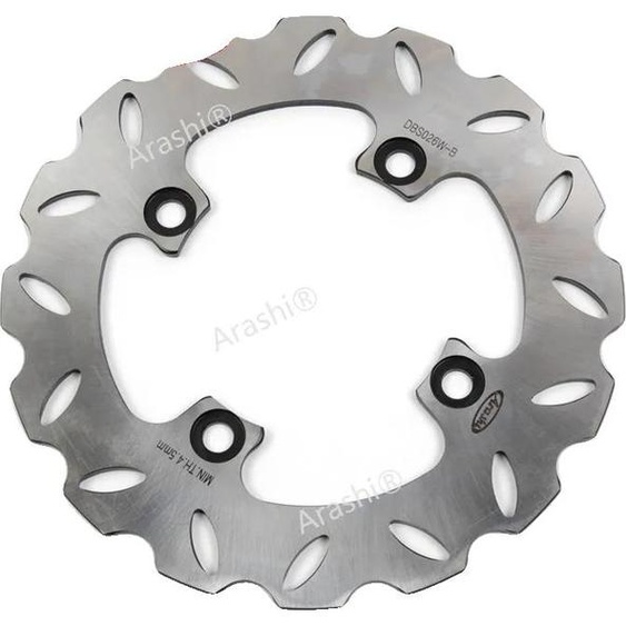 Disque de frein arrière, acier inoxydable durable, performance de freinage améliorée, argent