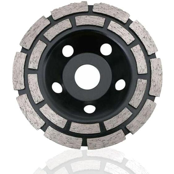 Paryou - Disque Diamant, Diamant à Meuler Béton 230 x 22,2 mm Double Rangée, Meule Diamantée Universelle pour Poncer Béton, Pierre, Granit Chape,