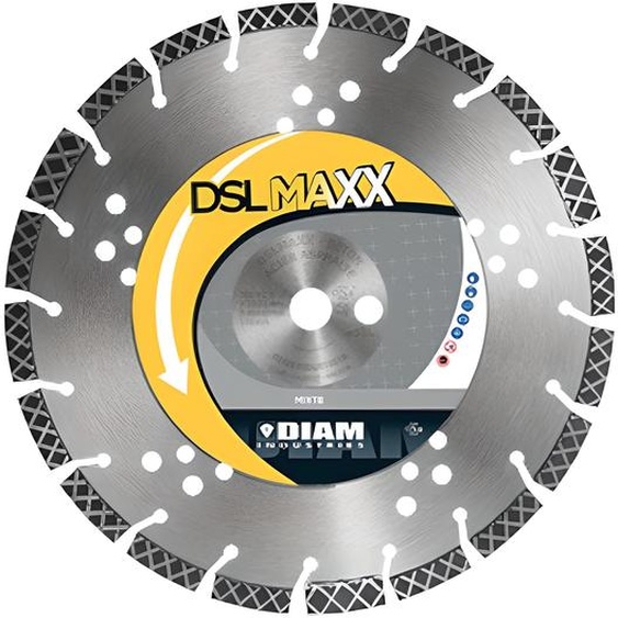 Disque diamant mixte 125x22,23mm - DIAM INDUSTRIES - DSLMAXX125/22