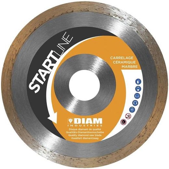 Disque diamant standard 125x22,23mm pour carrelage - DIAM INDUSTRIES - CR60125