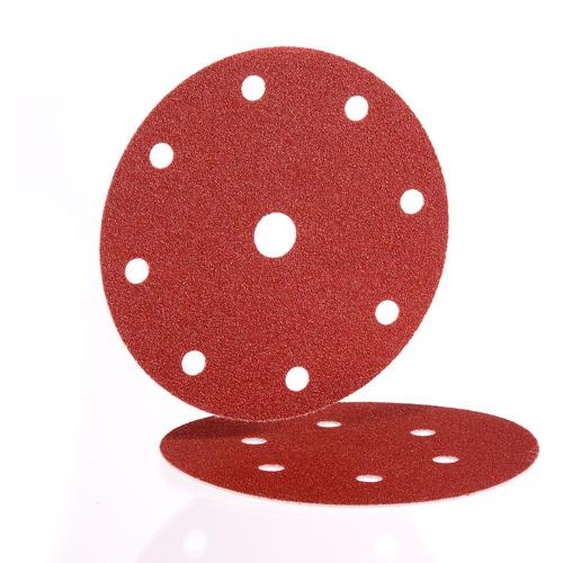 Disque papier velcro BW115 150mm 9 trous grains 120 boîte de 100 - HERMES - 6537828