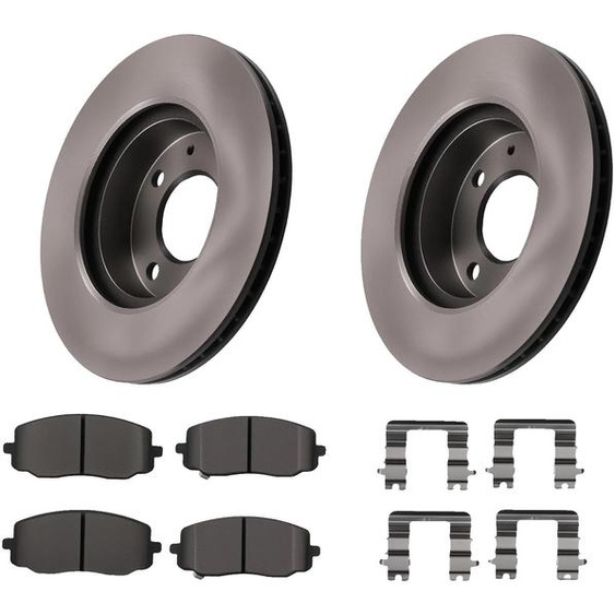 Disques et plaquettes de frein, diamètre 240 mm, épaisseur 22 mm, compatibles avec les modèles KIA Picanto de 2004 à 2011, type ventilé, matériau composite haute performance