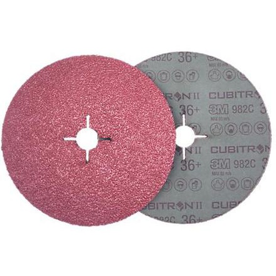 Disques fibre Cubitron™ II 982C D125mm G80 - 3M - P27628