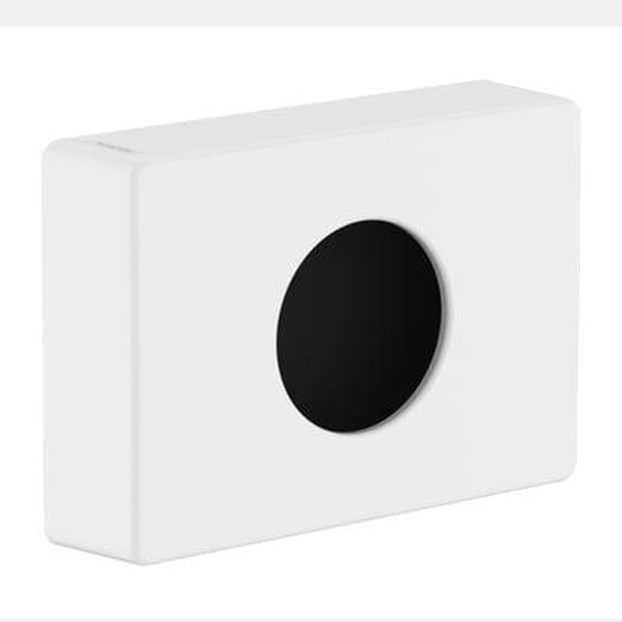 Distributeur de sachets hygiéniques blanc mat